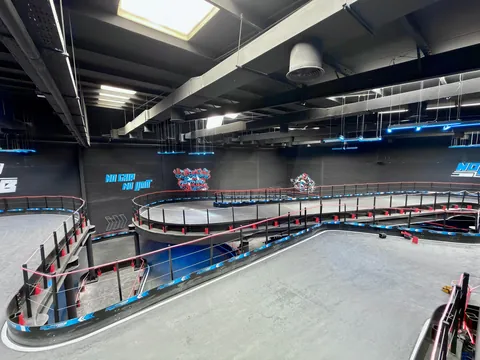 Steel structure for No Grip DXB indoor drift-kart track, Al Quoz Dubai