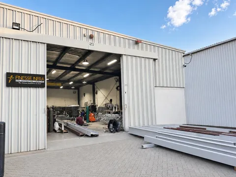 Finesse Infra workshop exterior, Warehouse No. 20, Al Quoz